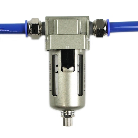 Air Line Filter With 1/2 Push To Connect Fittings